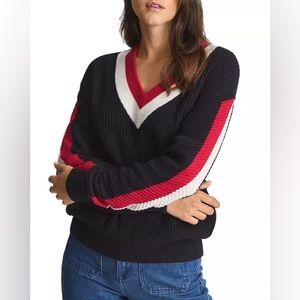 BNWT Reiss Color Block Sweater Large MSRP $225